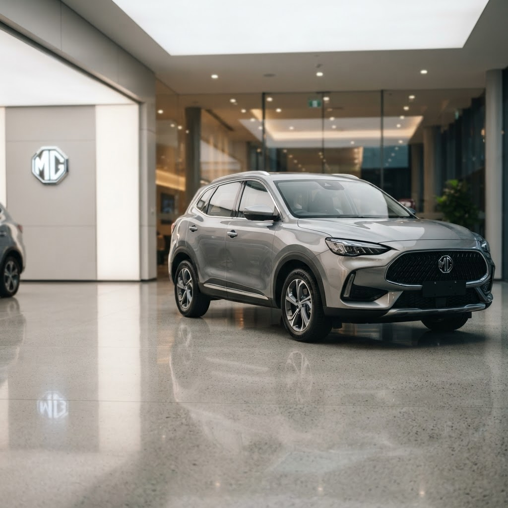 SUV en una agencia